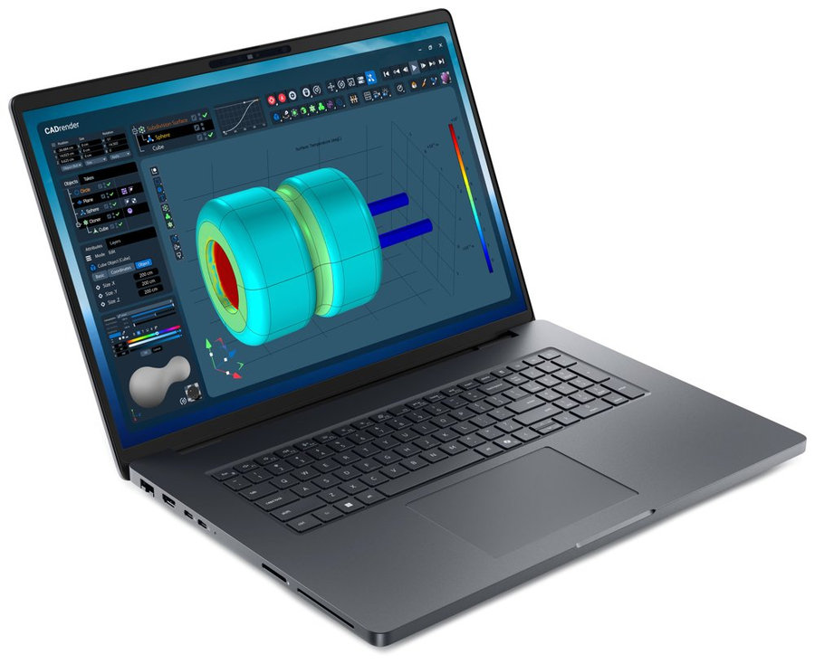 DELL Pro Max Plus 18 MB18250/ Ultra 7 265HX/ 32GB/ 1TB SSD/ 18" QHD+/ RTX PRO 3000 12GB/ FPR/ W11Pro/ vPro/ 3Y PS/ bez adaptéru