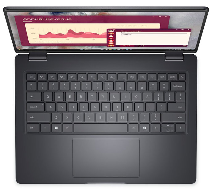 DELL Pro 14 PC14250/ Core 7-150U/ 16GB/ 256GB SSD/ 14" FHD+/ FPR/ W11Pro/ 3Y PS on-site/ bez adaptéru