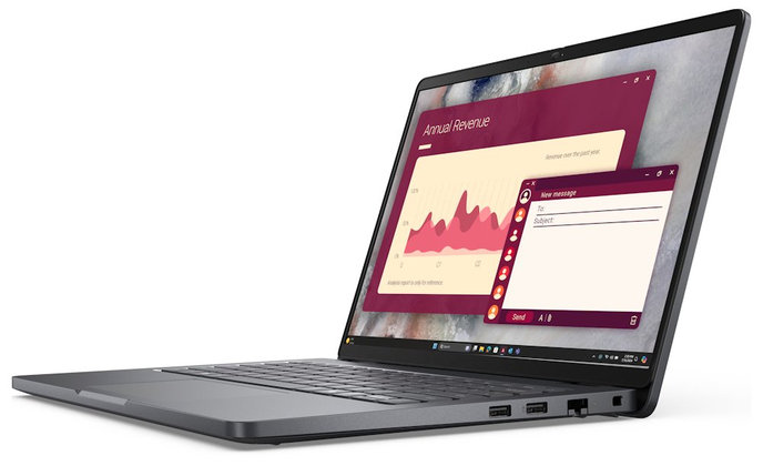 DELL Pro 14 PC14250/ Core 7-150U/ 16GB/ 512GB SSD/ 14" FHD+/ FPR/ W11Pro/ 3Y PS on-site/ bez adaptéru