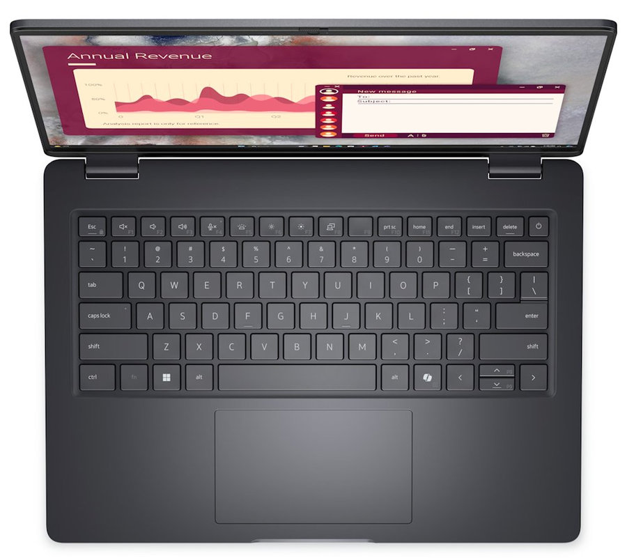 DELL Pro 14 PC14250/ Core 7-150U/ 16GB/ 512GB SSD/ 14" FHD+/ FPR/ W11Pro/ 3Y PS on-site/ bez adaptéru