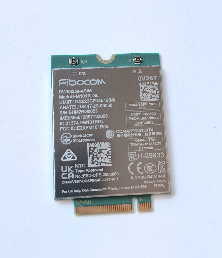 DELL 4G LTE modem/ karta Qualcomm® (DW5825e) WWAN