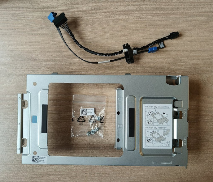 DELL rámeček pro 3.5" pevný disk s kabelem/ pro PC Slim Base ECS1250