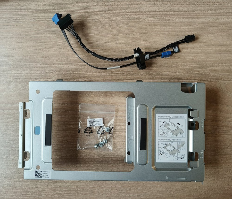 DELL rámeček pro 3.5" pevný disk s kabelem/ pro PC Slim Base ECS1250