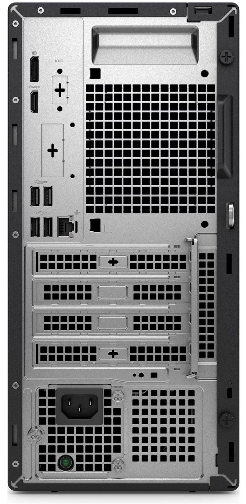 Dell Pro Tower QCT1250 180W TPM i3-14100 8GB 512GB SSD Integrated DVDRW Kb Mouse W11 Pro 3Y ProSpt