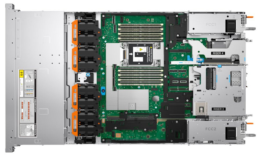 DELL PowerEdge R470/ 8x 2.5"/ Xeon 6511P/ 128GB/ 2x 480GB SSD/ H965i/ 2x 800W/ iDRAC 10 Ent./ 1U/ 3Y PS NBD on-site