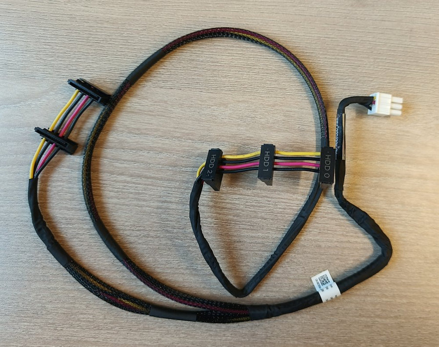 DELL SATA kabel, ASSY, CBL, PWR, HDD, X5, MB, T160
