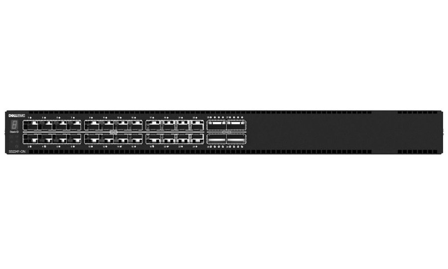 DELL Networking S5224F-ON switch/ 24x 25GbE SFP28/ 4 x 100Gbe QSFP28/ IO to PSU/ 2x zdroj/ management/ 1Y CAR