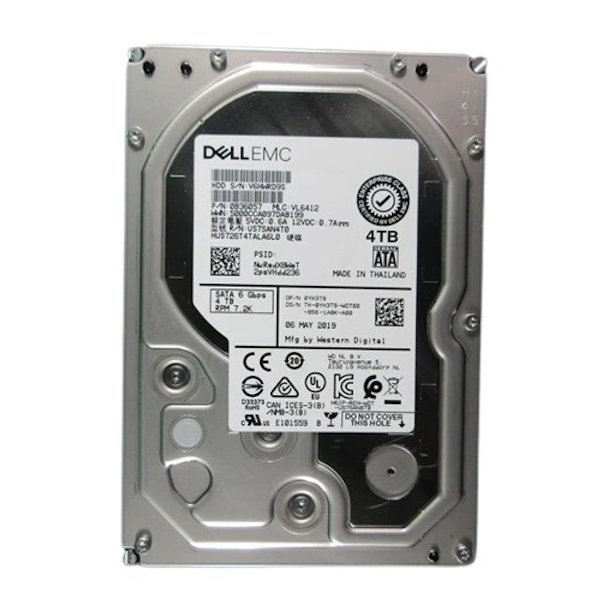 DELL disk 4TB/ 7.2K/ SATA 6Gbps/ 512n/ 3.5"/ cabled/ pro PowerEdge T160