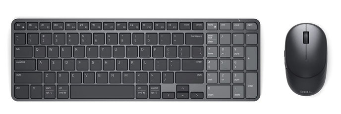 DELL PRO KM746 nabíjecí bezdrátová klávesnice a myš CZ/ SK/ česká/ slovenská - černá