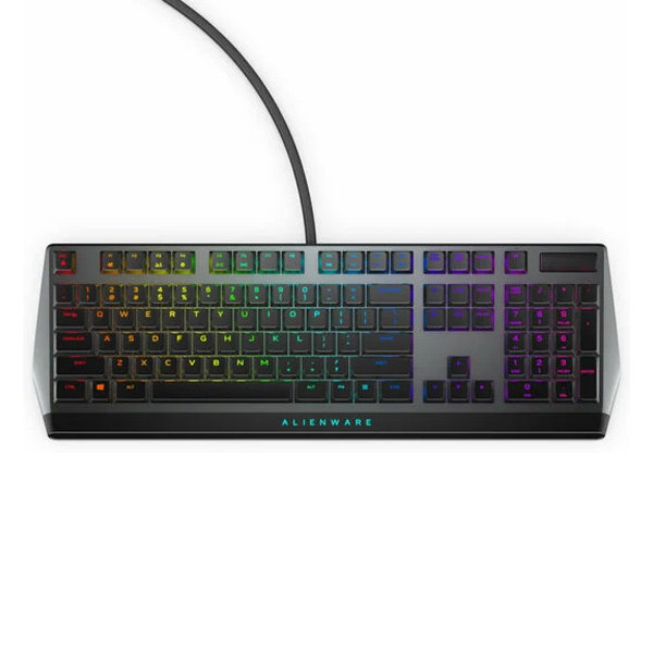 Dell Alienware AW510K Low-profile RGB Mechanical Gaming Keyboard, dark side of the moon, použitý, záruka 12 mesiacov