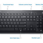 DELL KM3322W bezdrátová klávesnice a myš US/ mezinárodní