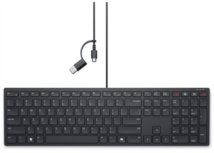 Dell Pro Wired Collaboration Keyboard - KB525C - Czech/ Slovak (QWERTZ)