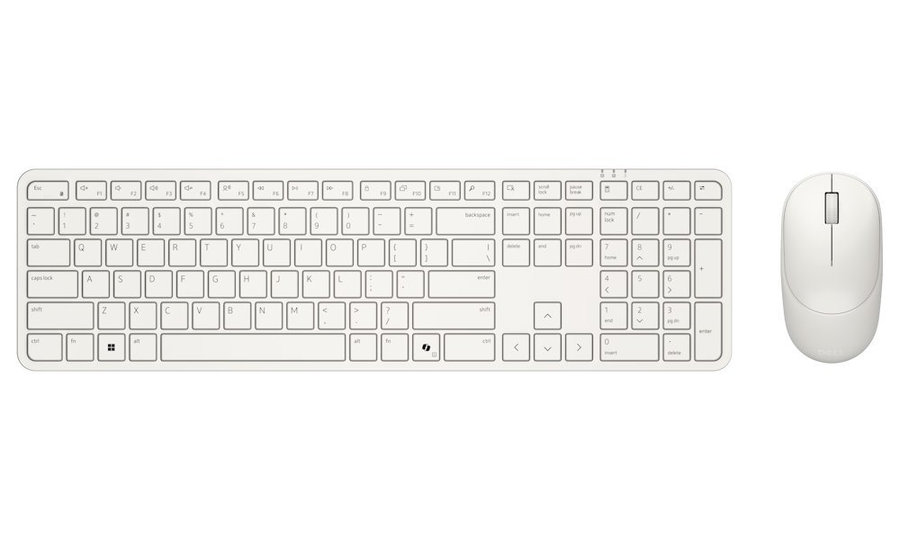 DELL KM526 bezdrátová klávesnice a myš US/ mezinárodní - bílá