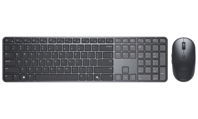 DELL KM726 bezdrátová klávesnice a myš GER/ německá - černá
