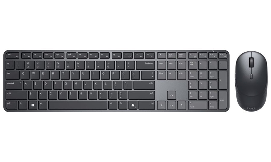 DELL KM726 bezdrátová klávesnice a myš GER/ německá - černá