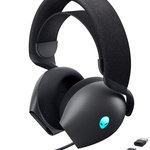 DELL bezdrátová náhlavní souprava  AW725H/ Wireless gaming Tri - mode Headset/ sluchátka + mikrofon/ černá