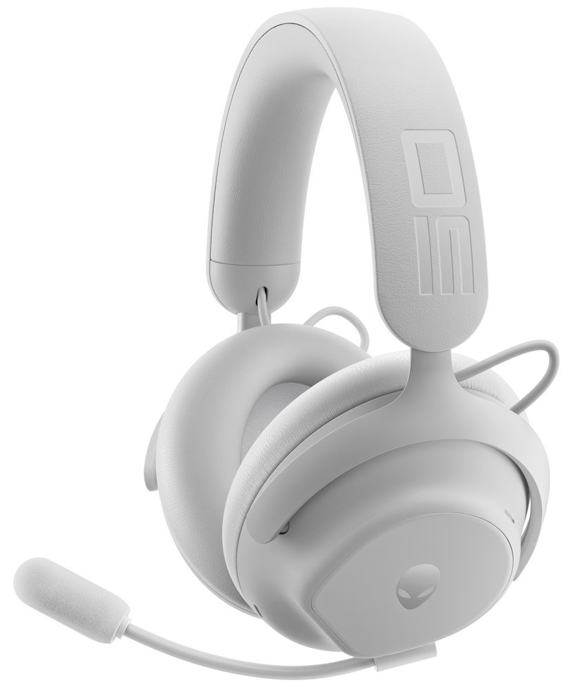 DELL bezdrátová náhlavní souprava  AW Pro/ Wireless gaming AW Pro Headset/ sluchátka + mikrofon/ bílá