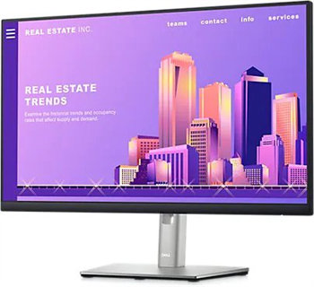 DELL P2422H 24" FHD (1920x1080), IPS, 250nit, 1000:1, 5ms, PIVOT, HDMI, DP, VGA, USB 3.2, Black, 3Y