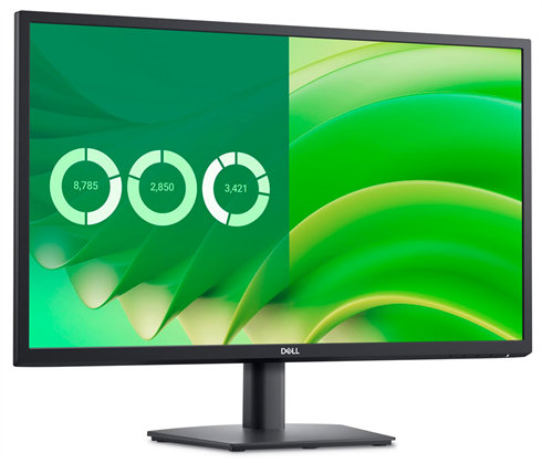 DELL E2725H 27." FHD 1920x1080 75Hz, VA, 5ms, 3000:1, 300cd, DP, VGA, 3Yr