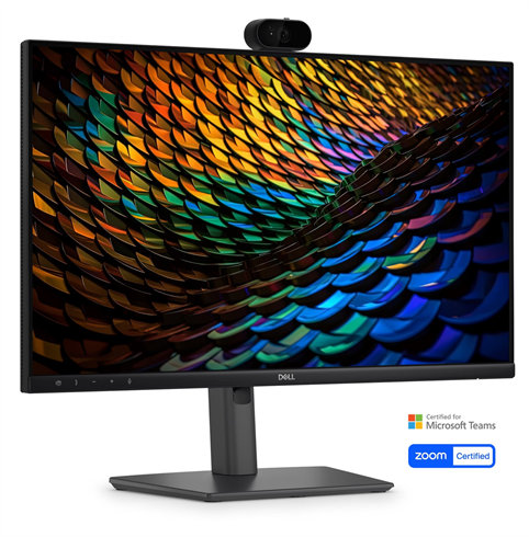 Dell Pro P/ P2426HEB/ 23,8"/ IPS/ FHD/ 120Hz/ 5ms/ Kamera / Pivot / Čierny/ 3RNBD
