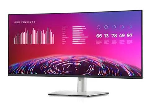 DELL U3824DW, 38", CURVED IPS Black, WQHD+ 3840x1600, 21:9, 5ms, 2000:1, 300cd, 2x HDMI, DP, USB-C, RJ45, Silver