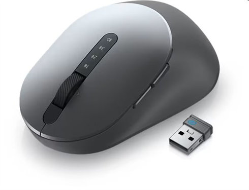DELL multifunkční myš MS5320W/ optická/ bezdrátová/ šedá