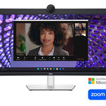 DELL P3424WEB 34" Curved Conferencing Monitor IPS, 3440x1440, 21:9, 1000:1, 300cd, 5ms, DP, HDMI, LAN, USB-C Hub, Black 