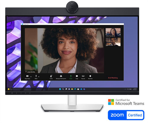 DELL Video Conferencing Monitor P2424HEB 23.8" IPS 1920x1080 FHD 1000:1 5ms 250cd HDMI/ DP/ USB/ CAM/ Repro 3Y