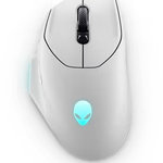 DELL myš Alienware Wireless Gaming Mouse AW620M / bezdrátová/ stříbrná