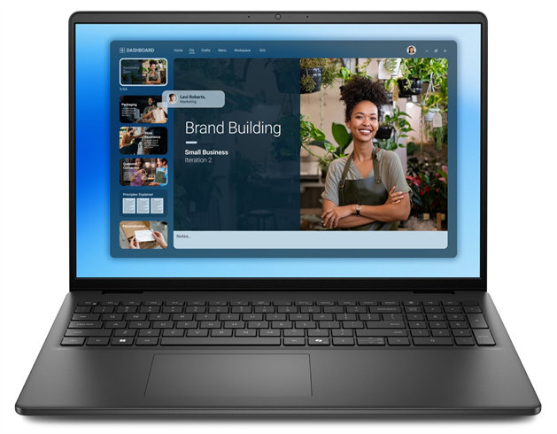 Dell 16 DC16250 C7-150U 16GB 1TB SSD 16" FHD+ Integrated FgrPr 3Cell noAC WLAN W11 Pro 3Y ProSpt