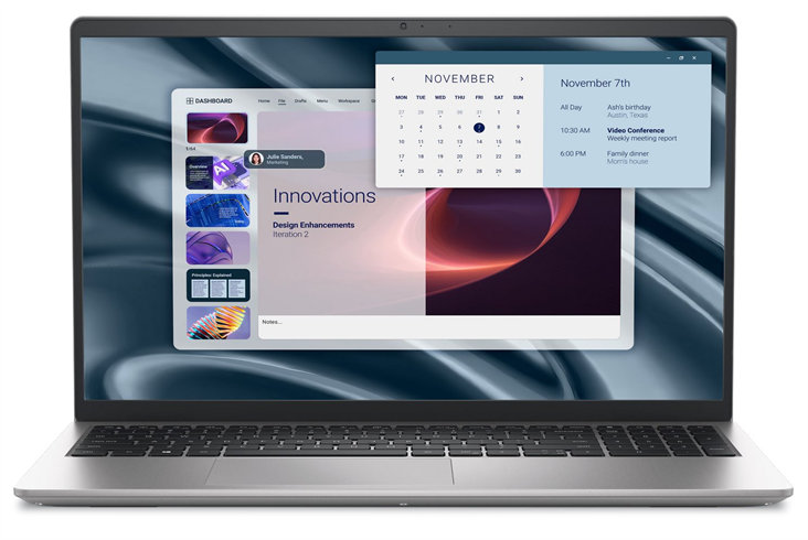 Dell Pro 15 Essential PV15250/ i5-1334U/ 16GB/ 1TB SSD/ 15.6"/ Intel UHD/ Fpr/ 3Cell/ 65W/ WLAN/ Bcklt Kb/ W11Pro/ 3Y PrSp/ Platinum