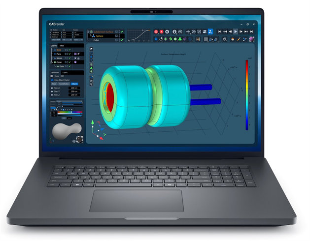 Dell Pro Max Plus 18 MB18250/ U7-265HX/ 18" QHD+/ 32GB/ 1TB/ RTX PRO 3000/ W11P/ Black/ 3Yr  PrSpt