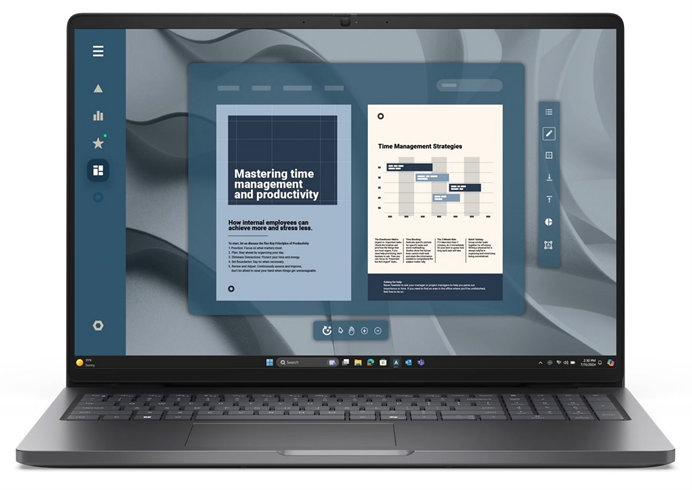 Dell Pro 16 PC16255/ Ryzen 5 230/ 16GB/ 1TB SSD/ 16" FHD+/ IR Cam/ Fpr/ 3 Cell/ 65W/ WLAN/ Bcklit Kb/ W11Pro/ 3Y PS