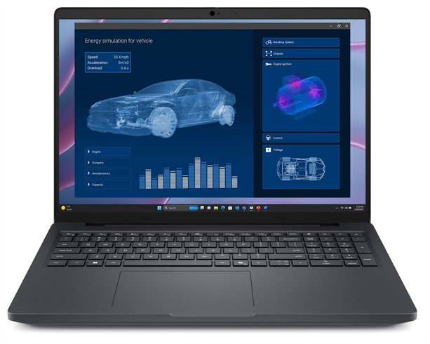 Dell Pro Max 16 MC16255 AI 7 PRO 350 32GB 512GB SSD 16" FHD+  Cam RTX PRO 500 Fpr 6Cell 130W W11 Pro 3Y PrSpt