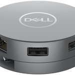 DELL mobilní adaptér DA305/ USB-C/ na HDMI/ DisplayPort/ Ethernet RJ-45/ 2x USB 3.1/ replikátor portů