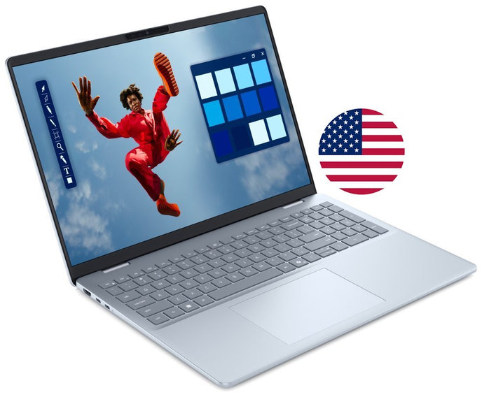 DELL 16 Plus DB16250/ Ultra 9 288V/ 32GB/ 1TB SSD/ 16" 2.5K mini LED dotykový/ FPR/ US KB/ W11Pro/ modrý/ 3Y PS NBD on-site