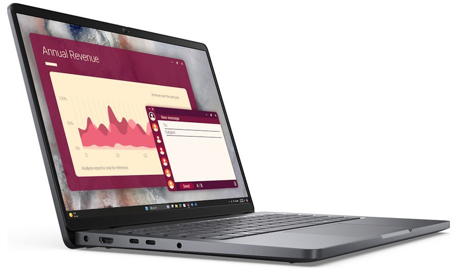 DELL Pro 14 PC14255/ AMD Ryzen 5 220/ 8GB/ 512GB SSD/ 14" FHD+/ FPR/ W11Pro/ 3Y PS on-site