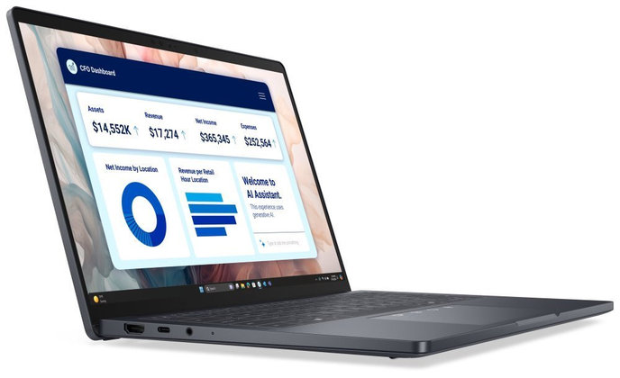 DELL Pro 14 Premium PA14250/ Ultra 5 236V/ 16GB/ 512GB SSD/ 14" FHD+/ FPR/ W11Pro/ vPro/ 3Y PS NBD on-site/ bez adaptéru