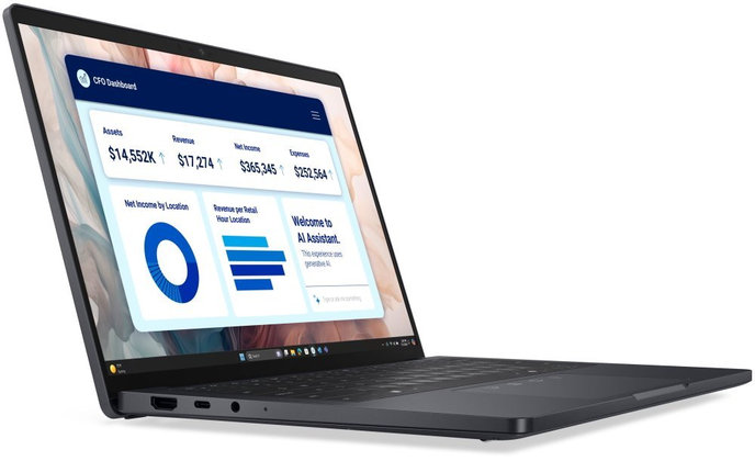 DELL Pro 13 Premium PA13250/ Ultra 7 266V/ 16GB/ 512GB SSD/ 13.3" FHD+/ FPR/ W11Pro/ vPro/ 3Y PS on-site/ bez adaptéru