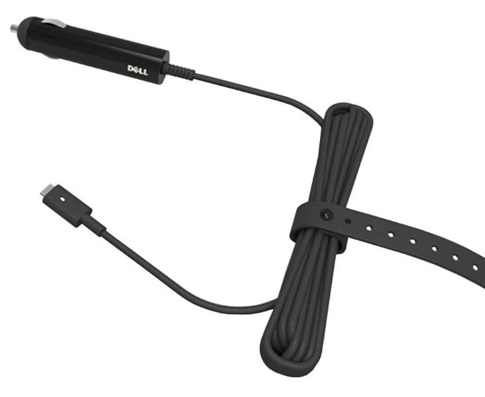 DELL napájecí adaptér 65W do auta / letadla USB-C