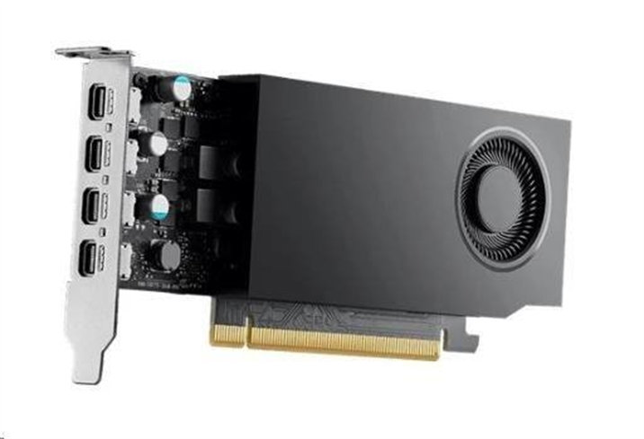 Dell NVIDIA RTX A1000 8 GB GDDR6 full height PCIe 4.0x8 4 mDP Graphics Card