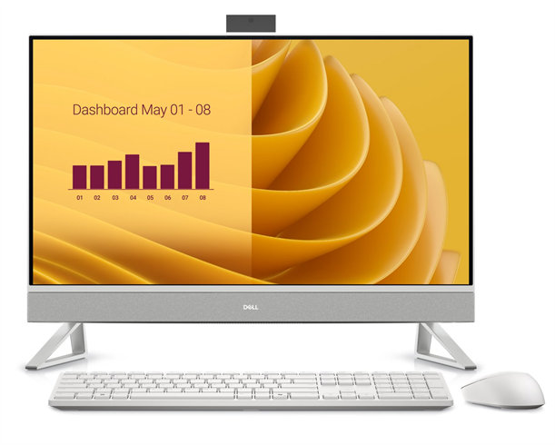 Dell 27 All-in-One EC27250 C7-150U, 16GB, 1TB, WLAN, 27" TFHD, MX570A, KM5221W, Win11 Pro, 3Yr PrSpt