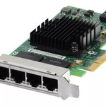 DELL Intel i350 QP v2/ 1GbE/ 4-portová síťová karta/ 1 gigabit/ PCIe / low profile / poloviční výška