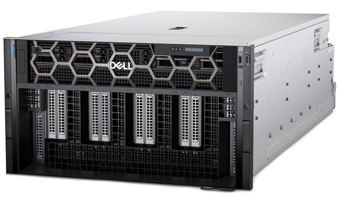 DELL PowerEdge XE9680/ 16x2.5"/ 2xXeon 6542Y/ 2048GB/ 2x3.84TB NVMe/ 6x2800W/ iDRAC Ent./ AMD MI300X 192GB/ BOSS/ 3Y PS NBD