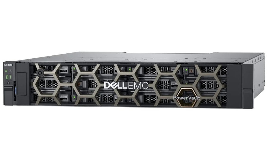 DELL PowerVault ME412/ 12x 16TB 7.2k SAS/ 3Y PS NBD on-site