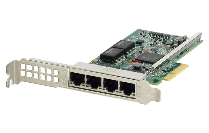 DELL Broadcom 5719 Quad Port 1GbE BASE-T Adapter PCIe Full Height V2 FIRMWARE RESTRICTIONS APPLY Customer Kit