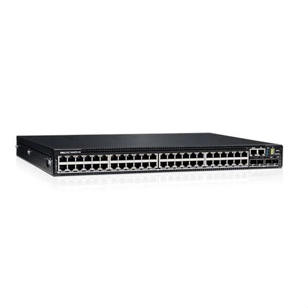 DELL Networking N3248TE/  48 x 1GbE, 4 x 10Gb SFP+, 2x 100Gb QSFP28/ 32GB/ 1xAC PSU IO/ PS OS10