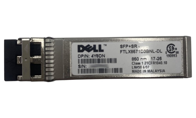 DELL modul SFP+ SR 850mm Optic/ pro všechny SFP+ porty/ ne pro +85°C a vyšší