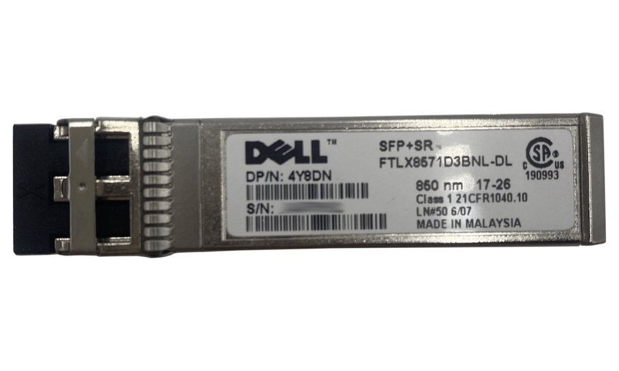 DELL modul SFP+ SR 850mm Optic/ pro všechny SFP+ porty/ ne pro +85°C a vyšší