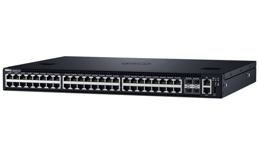 DELL PowerSwitch S3248T-ON, 48x1G, 4x10G SFP+, 2x100G QSFP28, 1xAC PSU, IO/ PSU, SONiC/ 3Y PS NBD on-site